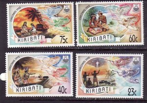 Kiribati-Sc#613-16- id9-unused NH set-Christmas-1993-