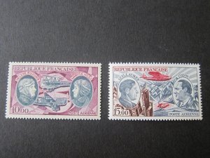 France 1972 Sc C46-47 set MH