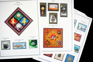 COLOR PRINTED RUSSIA 2017-2020 STAMP ALBUM PAGES (89 illustrated pages)