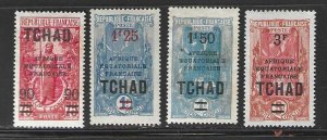 Chad 54-57  Mint SC $12.75