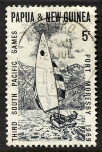 STAMP STATION PERTH Papua New Guinea #284 South Pacific Games 3rd. Used