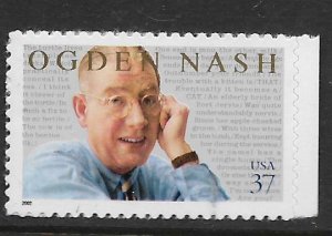 UNITED STATES,3659, MNH, OGDEN NASH