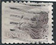 US Sc.# 1882 (used, rough perf) 18¢ harbor seal