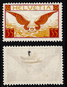 Switzerland 1929 Sc C13 plain gum mhr