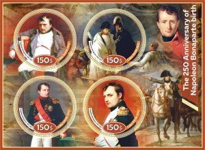 Stamps. Famous people. Napoleon Bonaparte  2019 year 1+1 sheets perforated