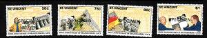 St. Vincent-Sc#1538-41-Unused NH Specimen set-Berlin Events-1991-