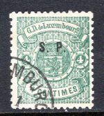 Luxembourg #O41  Used  VF  CV $200.00  ...   3600644