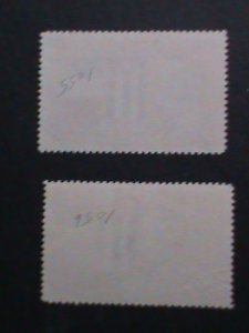 ​CUBA-1965-SC#1055-6 VERY OLD CUBA STAMPS- ANDRE VOISIN-NATURALIST USED-VF-