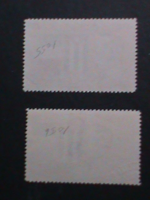 ​CUBA-1965-SC#1055-6 VERY OLD CUBA STAMPS- ANDRE VOISIN-NATURALIST USED-VF-