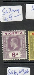 NIGERIA  (P0609BB)  KGV   6D  SG 7   MOG 