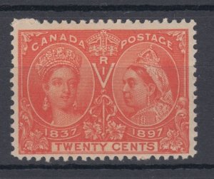 59 TWENTY CENT Jubilee F MNH POST OFFICE FRESH  Cat $450 Canada mint