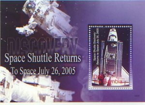 Space Shuttle Returns July 26,,  S/S 1 (GAMB06026)*