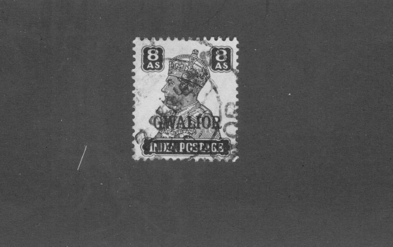 INDIA-GWALIOR  STATE 110 USED CV$ 4.00 BIN$ 1.75