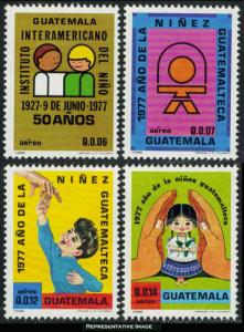 Guatemala Scott C666-C669 Mint never hinged.