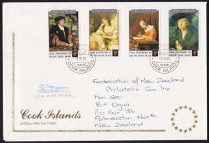 COOK IS 1990 150th Anniversary of the Penny Black FDC......................A5521