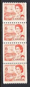 Canada 468Ai Strip of 4 MNH - 1967-73 Centennial Defini