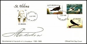 St Helena 438-441 Birds U/A FDC