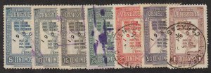 Venezuela - 1950 - SC 438-44 - Used - Complete set