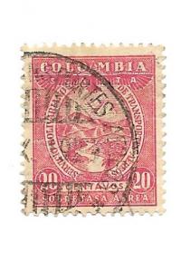 Colombia 1929 - Scott #C58 *