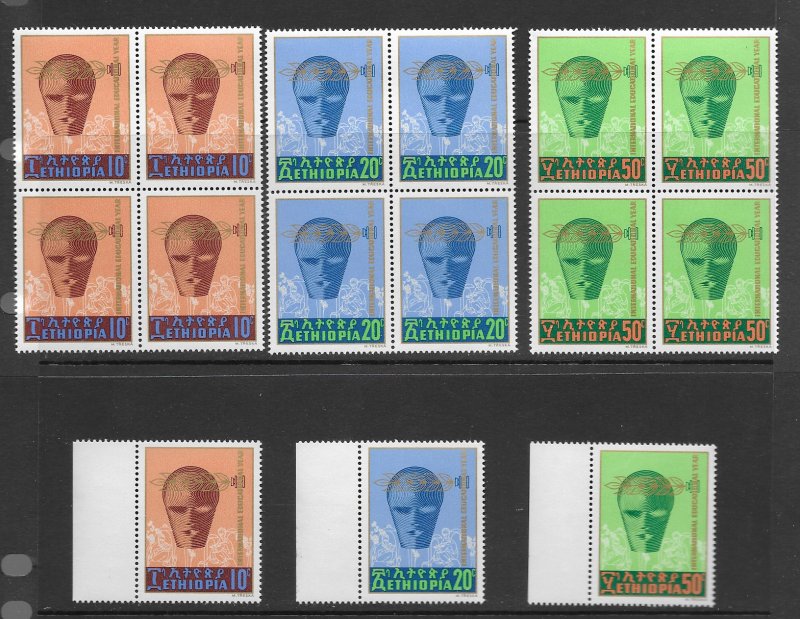 Ethiopia 563-5 Education MNH  cpl. set  x 5 vf, 2020 CV $10.50