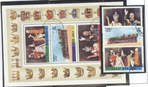 Tuvalu #43-45a Used Single (Complete Set)