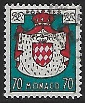 Monaco # 313 - Coat of Arms - used.....{BLW6}