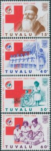 Tuvalu 1988 SG518-521 Red Cross set MNH