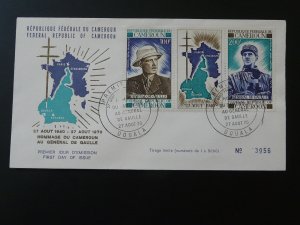 FDC General De Gaulle Cameroon 1970