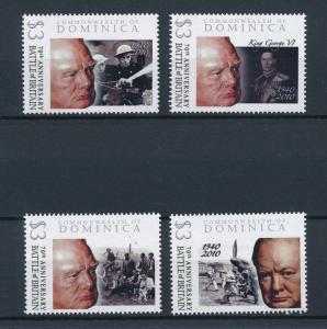 [81092] Dominica 2009 Second World war Battle of Britain Churchill MNH