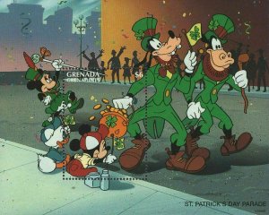 Grenada St. Patrick's Day Parade Goofy Horace Souvenir Sheet MNH 