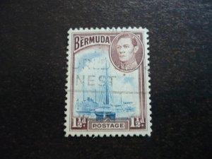 Stamps - Bermuda - Scott# 119 - Used Part Set of 1 Stamp