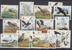 Ascension QEII 1976 Birds Set To £2 SG199/214 MNH BP2637