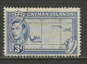 Cayman Isl.    #115  Used  (1947)  c.v. $0.45