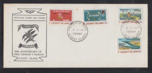 GILBERT ISLANDS, 1978 KGV School set of 4 First Day cover.