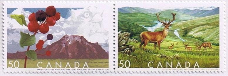 Canada Mint VF-NH #2106a Biosphere Reserves pair