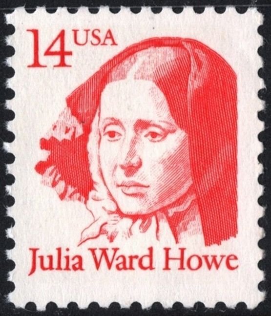 SC#2176 14¢ Great Americans: Julia Ward Howe Single (1987) MNH