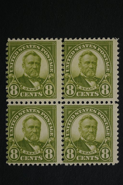 United States #560 8 Cent Grant Block of Four 1923 MNH