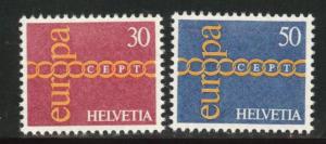 Switzerland Scott 531-532 MNH** 1971 Europa set 