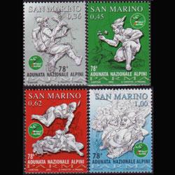 SAN MARINO 2005 - Scott# 1636-9 Alpine Troops Set of 4 NH