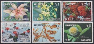 Bangladesh 1978 MNH Stamps Scott 139-144 Flowers