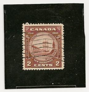 Canada     Scott   210  Ship   Used