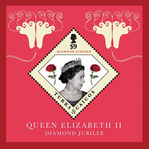 Turks And Caicos - 2012 - QUEEN ELIZABETH II DIAMOND JUBILEE Souvenir Sheet -MNH