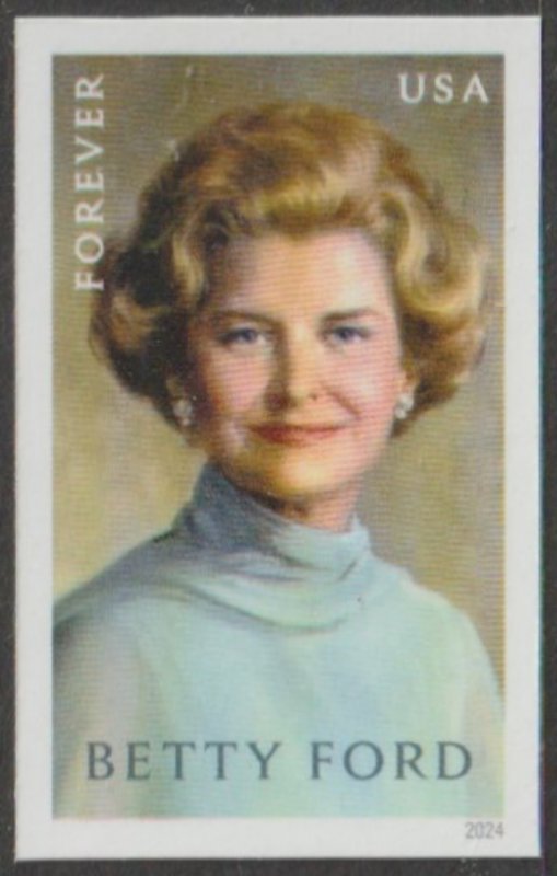 USA 5852a (68c) Betty Ford 2024 single NO DIE CUTS