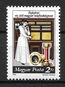 Hungary 2686 100th Telephone Exchange System MNH