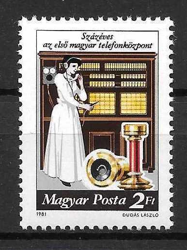 Hungary 2686 100th Telephone Exchange System MNH