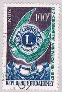 Dahomey 234 Used Lions Club 1 1967 (BP4882)