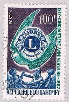 Dahomey 234 Used Lions Club 1 1967 (BP4882)