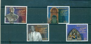 Barbados - Sc# 1224-7. 2017. 350 Years of Parliament. MNH $4.25.