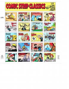 Comic Strip Classics Collection Full Sheet