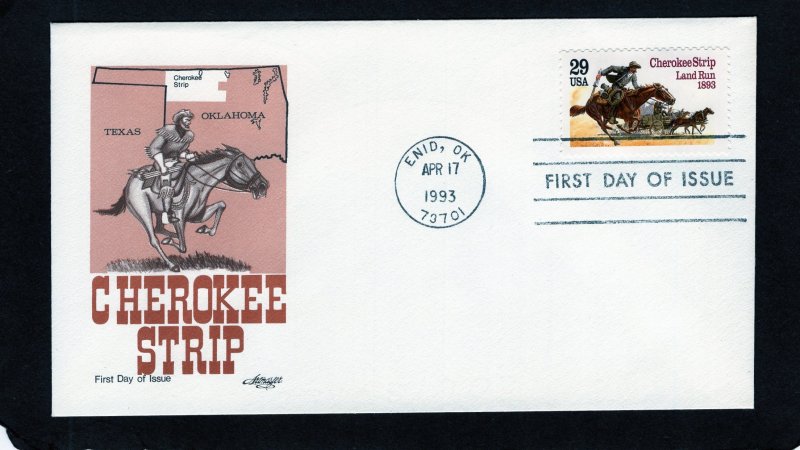 2754 Cherokee Strip, FDC Artmaster